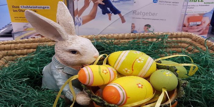 Ich wnsche Ihnen und Ihrer Familie Frohe Ostern, schne Feiertage und Gottes Segen. Vielen Dank fr die erfreuliche Zusammenarbeit, Partnerschaft und Ihr Vertrauen